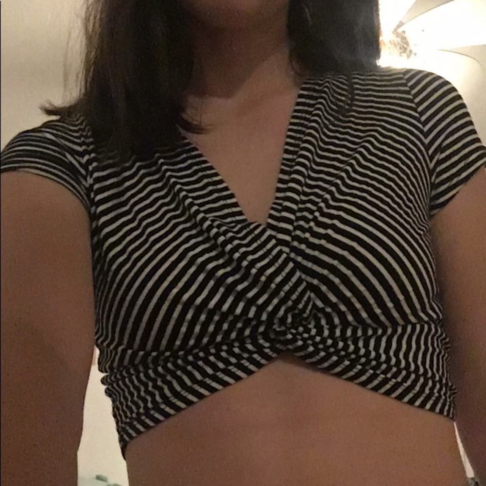 Striped Crop Top